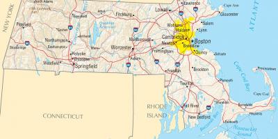 Bostonas kartē