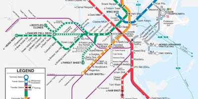MBTA t kartē