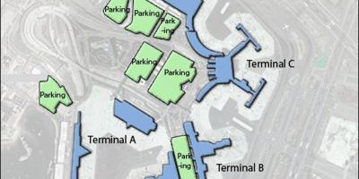 Karte Logan airport terminal c